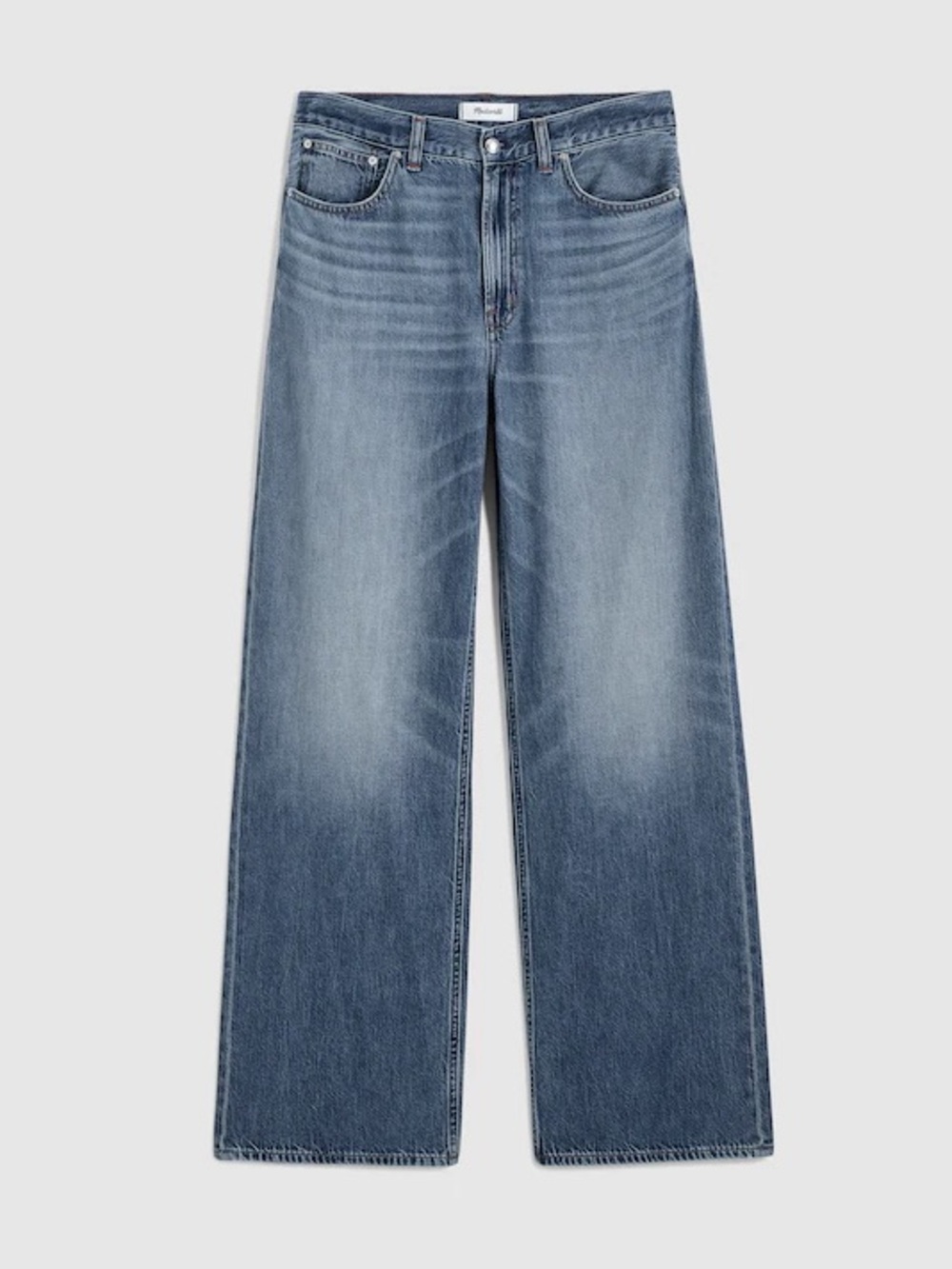 NWOT Madewell The Low-Slung Baggy Jean in Airy Denim 27 - Picture 2 of 8